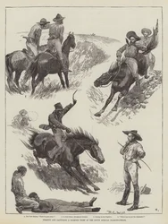 Verfolgung und Ergreifung eines Diamantendiebs auf den südafrikanischen Diamantenfeldern